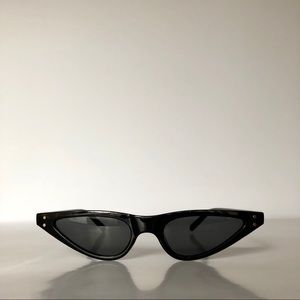 Slim Retro Cat Eye Sunglasses